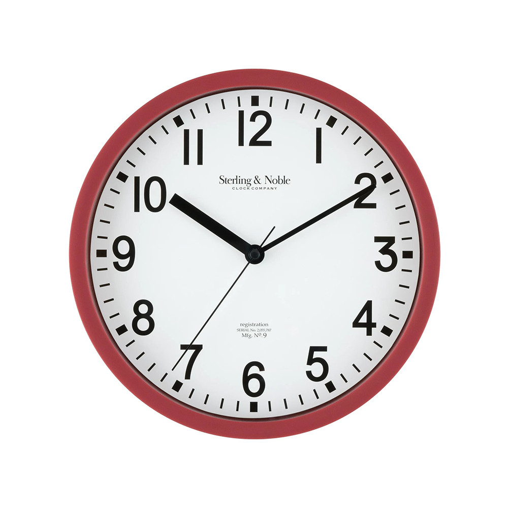 Kitchen Wall Clock Plastic Analog Battery Operated